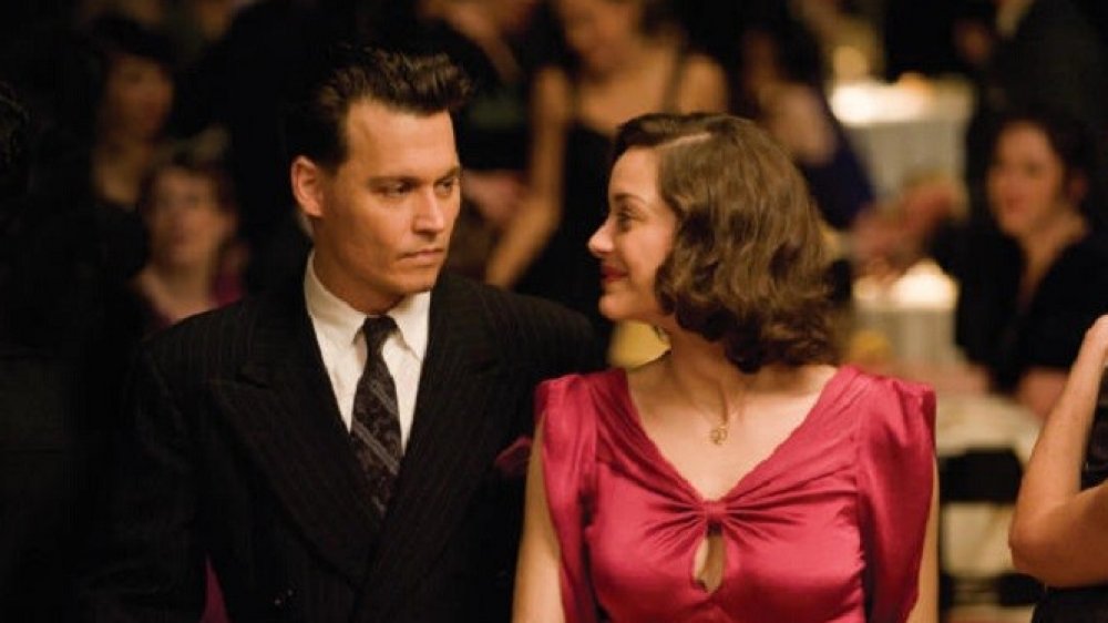 Johnny Depp and Marion Cotillard in Public Enemies