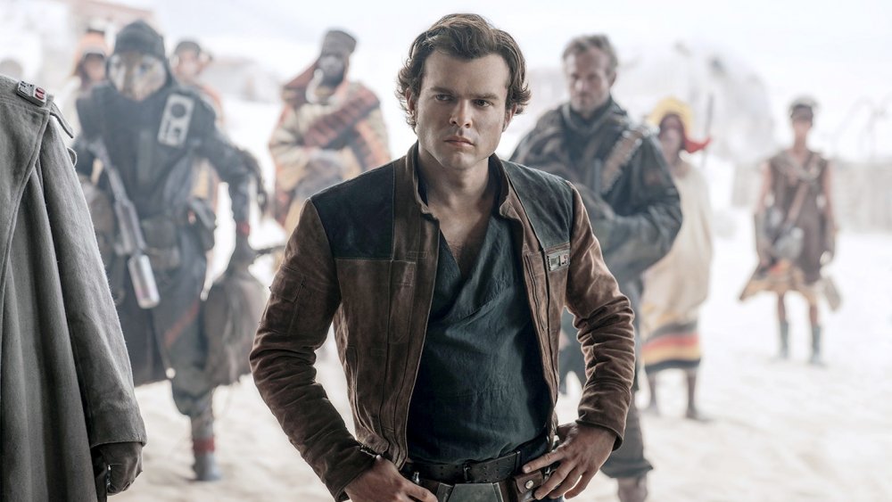 Alden Ehrenreich as Han Solo in Solo: A Star Wars Story