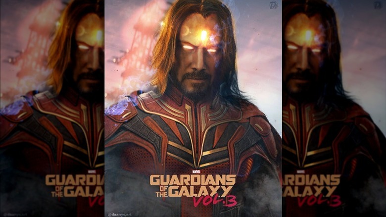 Mockup of Keanu Reeves as Adam Warlock by @daanesh95