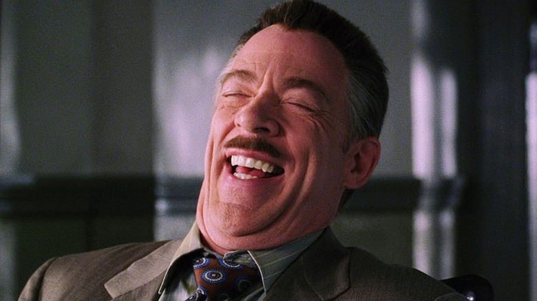 J. Jonah Jameson laughing