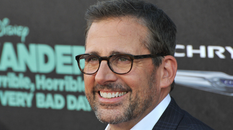 Steve Carell smiling Alexander premiere