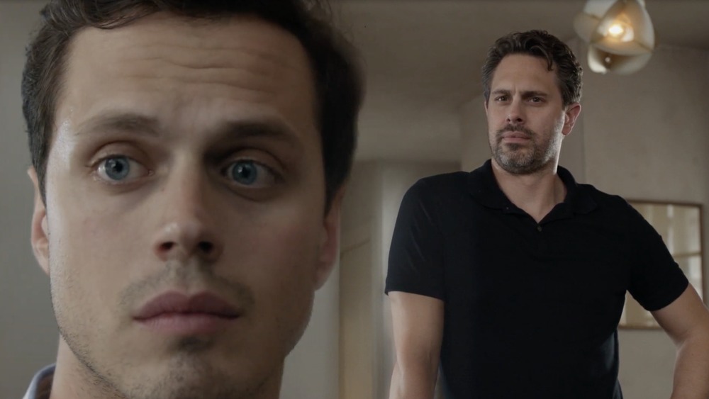 Thomas Sadoski and Jake Robinson in The Mimic