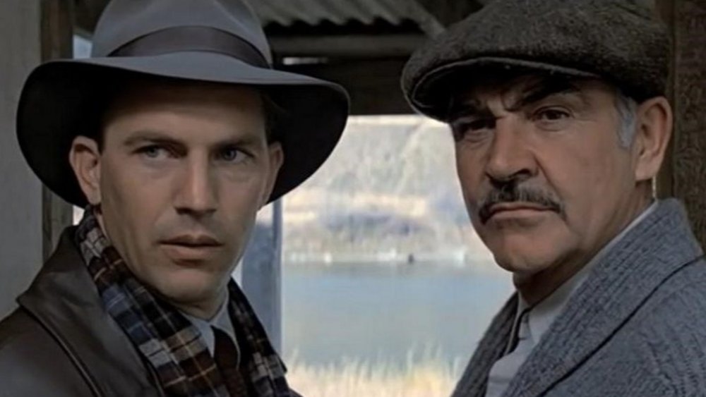 Kevin Costner as Eliot Ness and Sean Connery as Jim Malone in The Untouchables