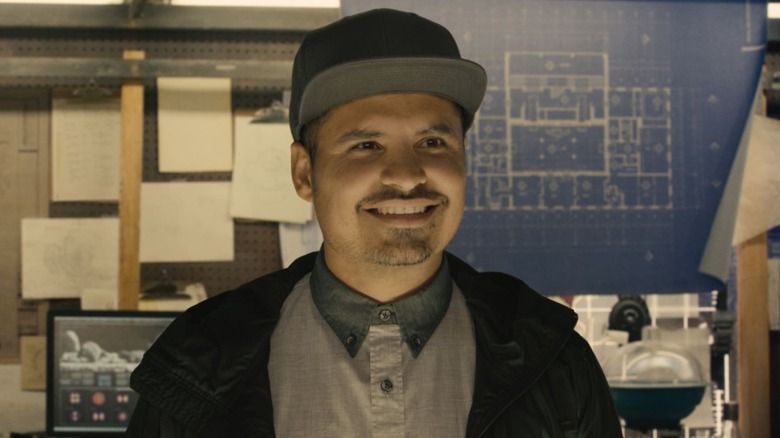 Luis wearing a baseball cap