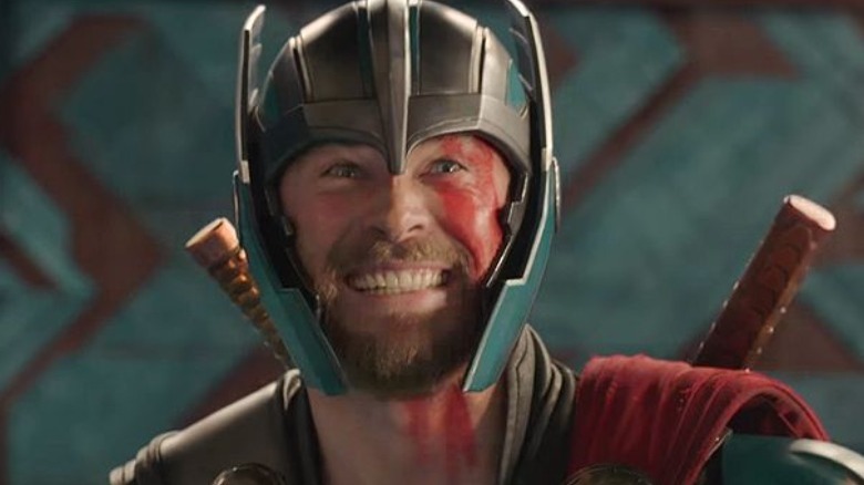 Thor smiling