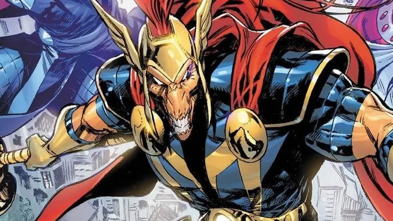 Beta Ray Bill, wielding Stormbreaker