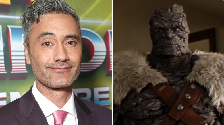 Taika Waititi and alter ego Korg