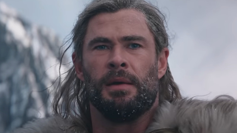 Thor staring ahead