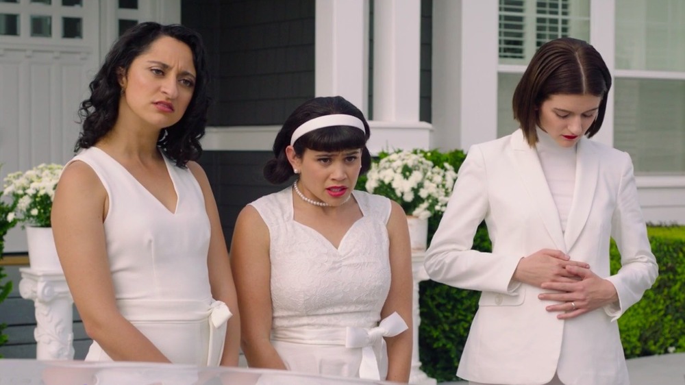 Three Busy Debras in white