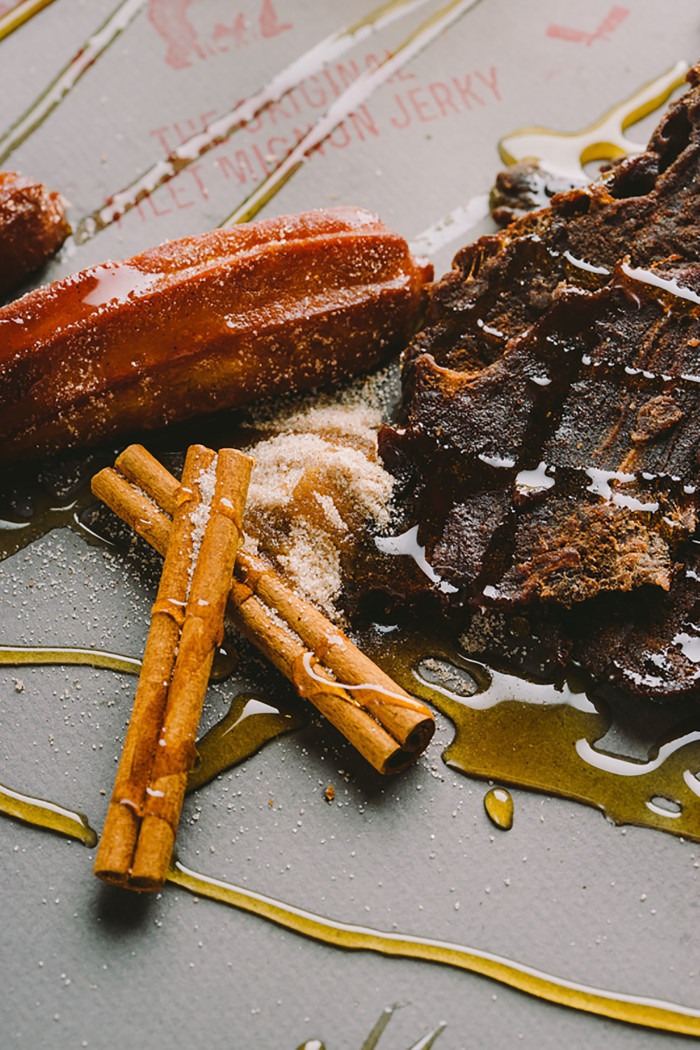 Maple bourbon churro jerky.