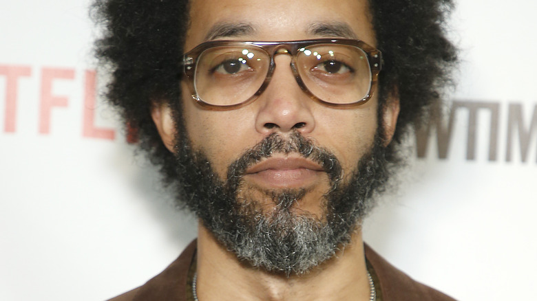 Wyatt Cenac tortoise shell glasses