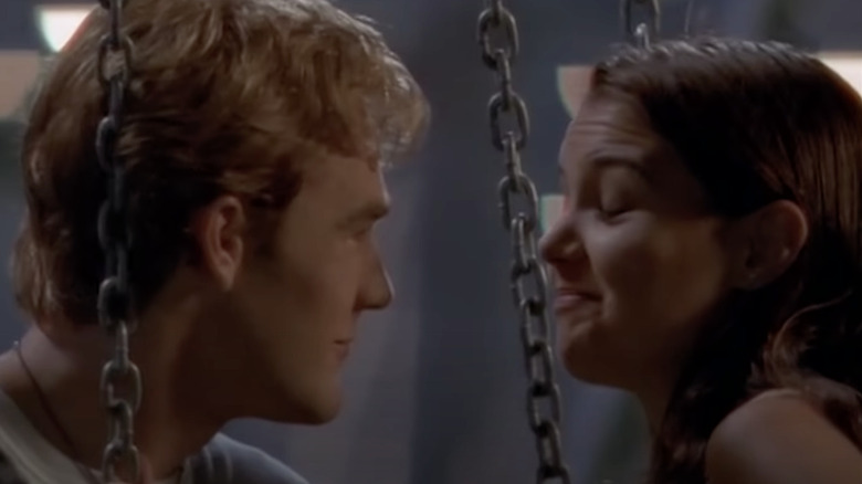 James Van Der Beek and Katie Holmes on Dawson's Creek