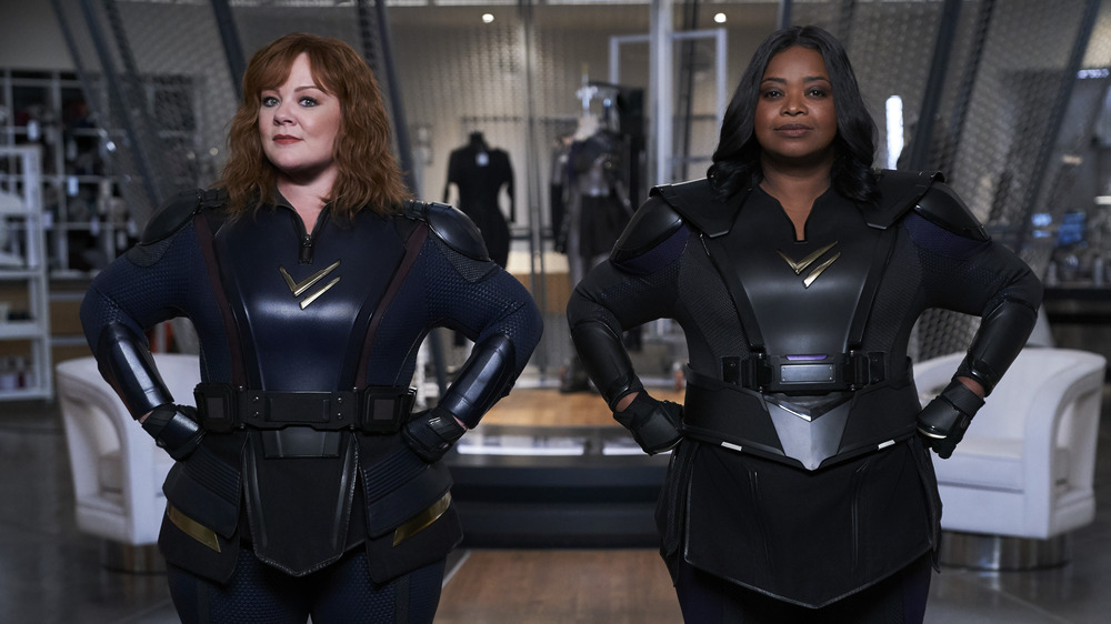 Melissa McCarthy and Octavia Spencer in Thunder Force