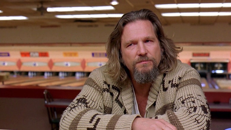 The Big Lebowski's Jeff Bridges sitting at a bar