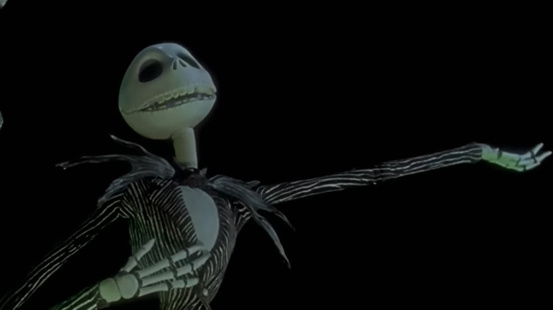 Jack Skellington gestures arm