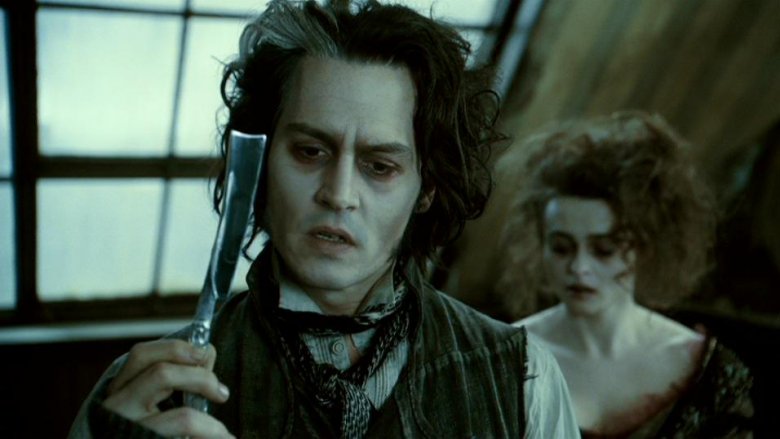 Johnny Depp and Helena Bonham Carter in Sweeney Todd: The Demon Barber of Fleet Street