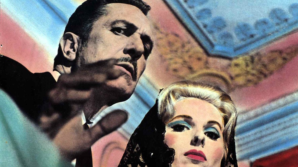 Vincent Price and Martha Hyer in The House of 1000 Dolls