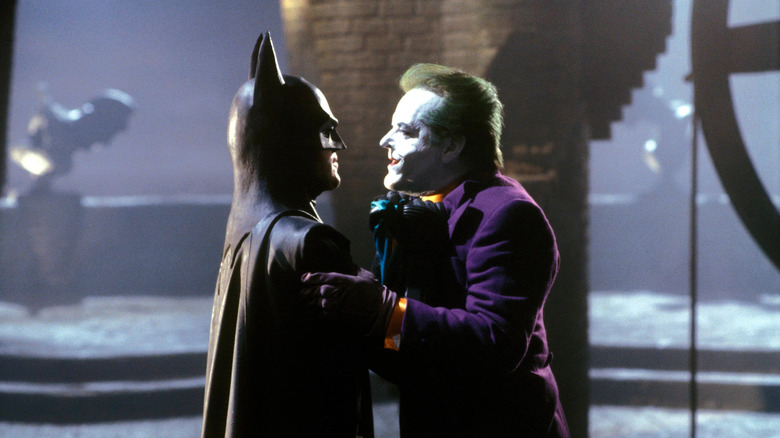 Batman confronts the Joker