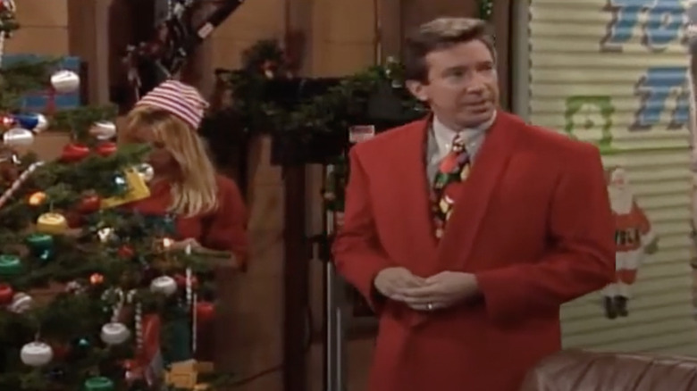 Tim in a red suit Home Improvement