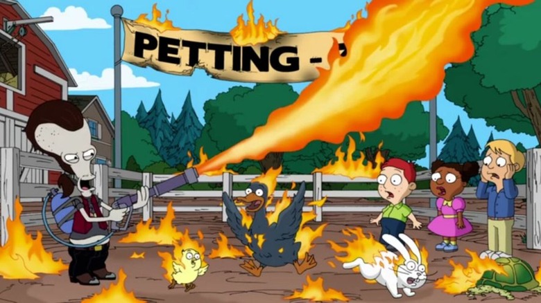 Burning the petting zoo