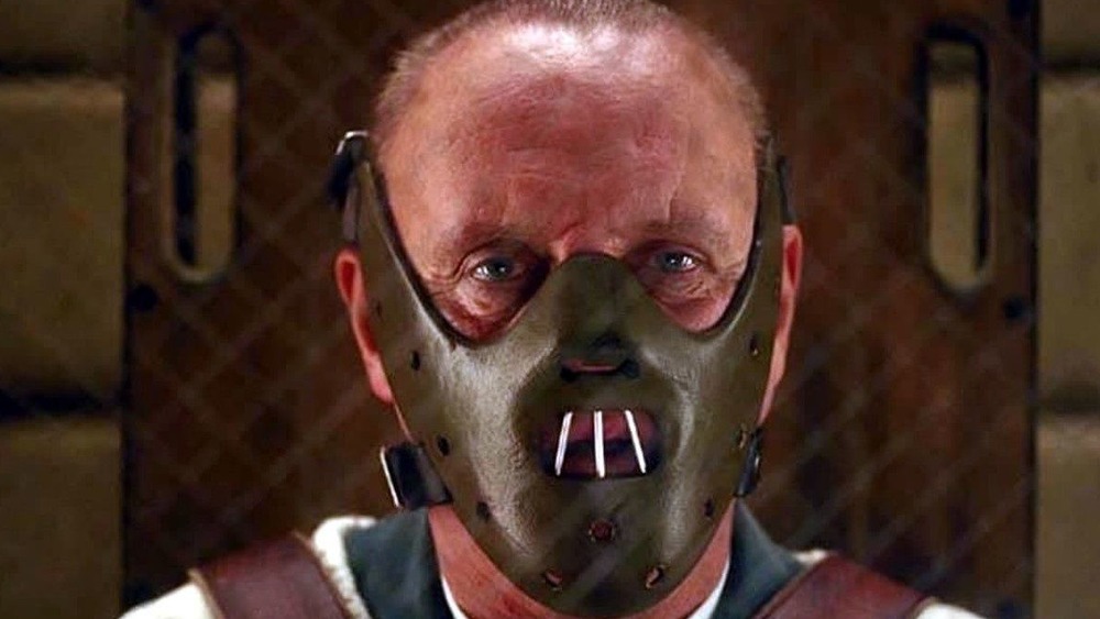 Hannibal Lecter wearing mask