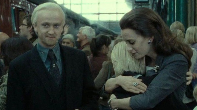 Draco with his wife and son