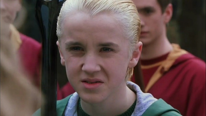 Draco leering