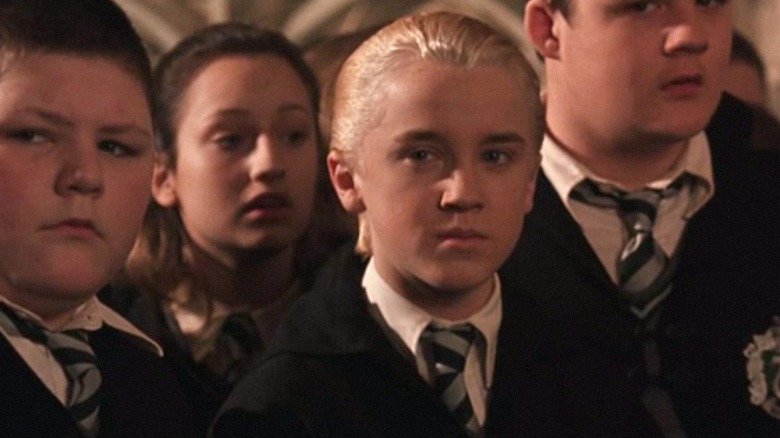 Draco smirking