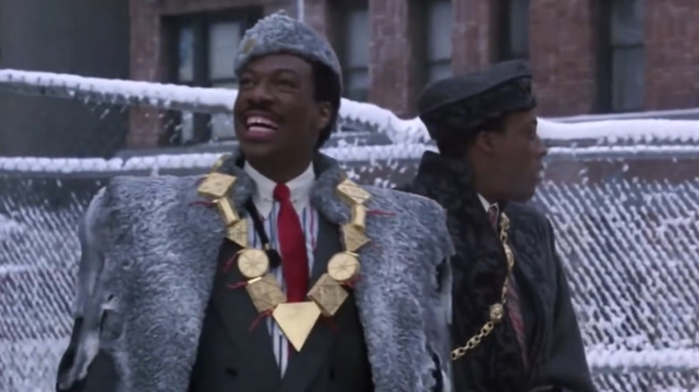 Prince Akeem and Semmi in snow