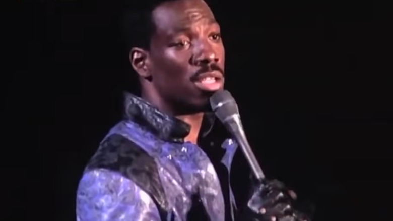 Eddie Murphy performing