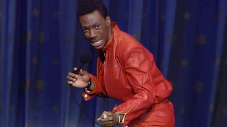 Eddie Murphy performing