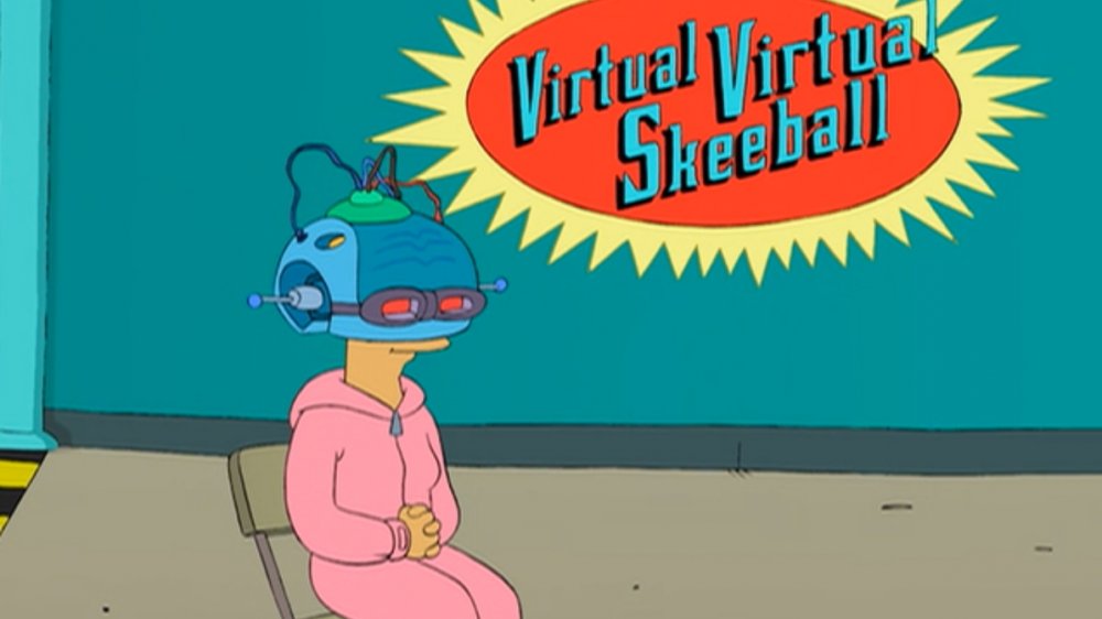 Amy playing Virtual Virtual Skeeball in "Futurama"