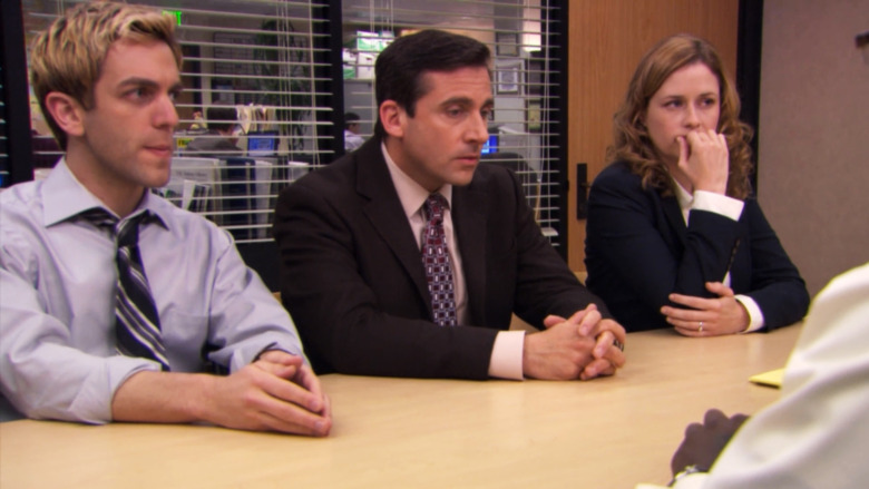 Michael, Pam and Ryan in meeting