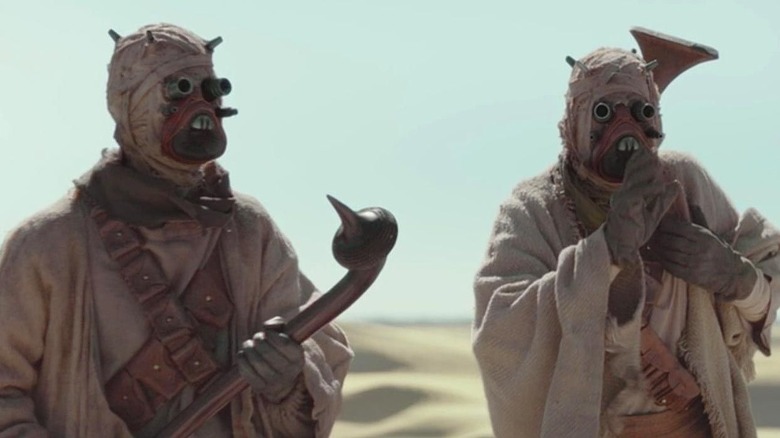 A pair of Tusken Raiders Star Wars