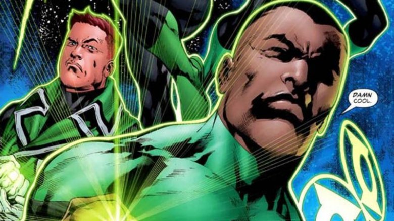 John Stewart and Guy Gardner