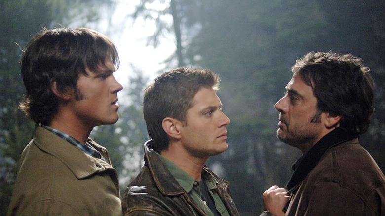 Sam, Dean, and John square off