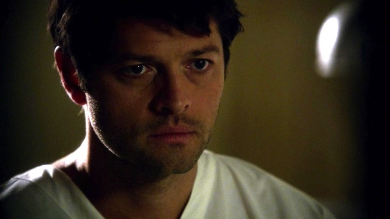 Castiel in medical garb