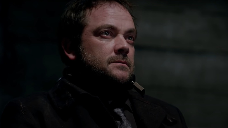 Crowley smirking