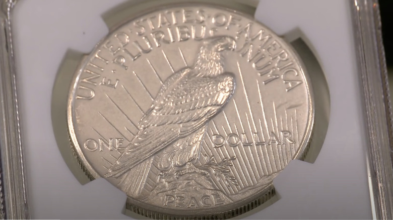 1922 silver dollar high relief coin from Pawn Stars