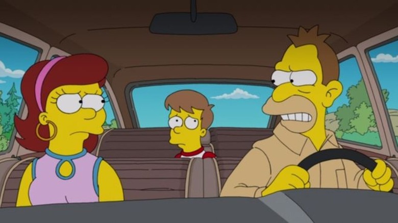 Homer with his parents