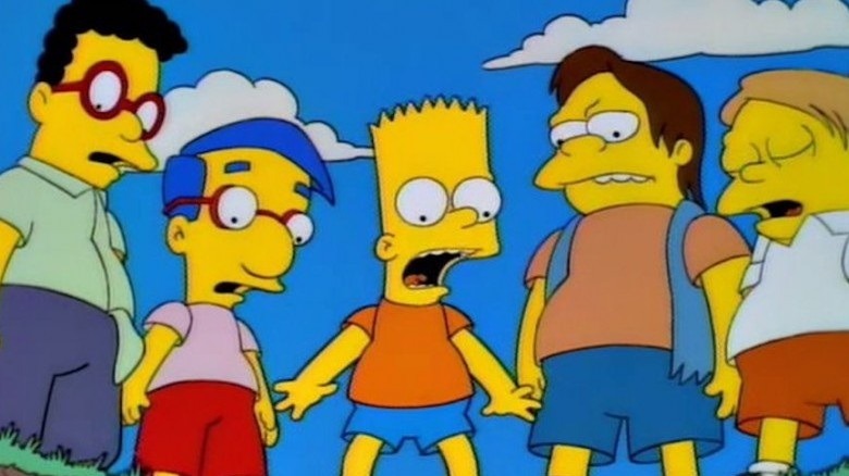 Bart and friends shocked