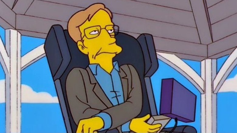 Stephen Hawking in The Simpsons