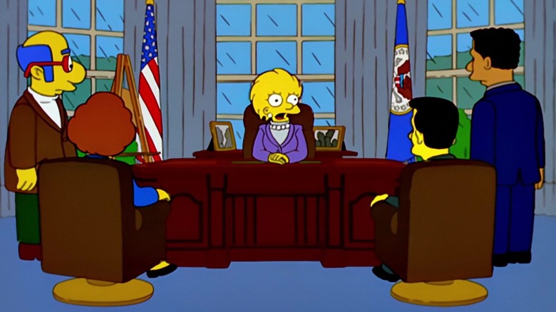 Lisa in the oval office