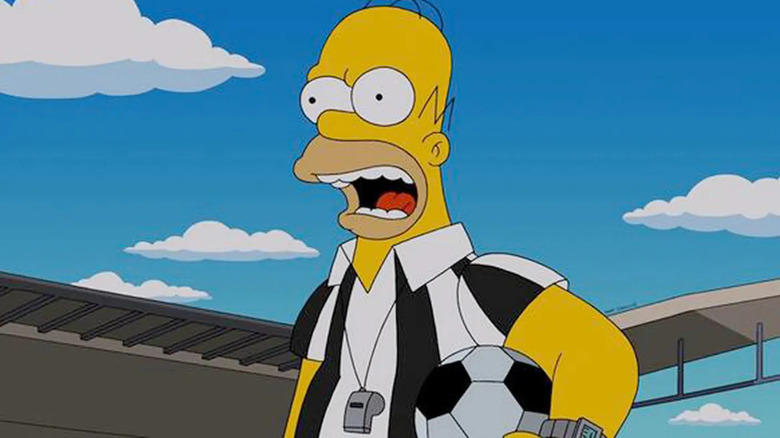 Homer as a referee