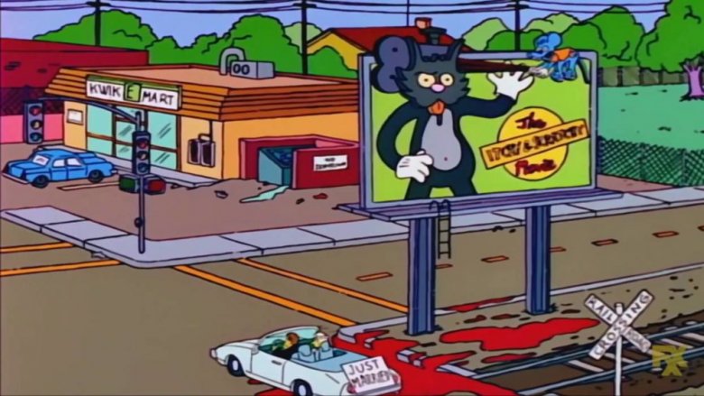 Itchy and Scratchy Movie billboard