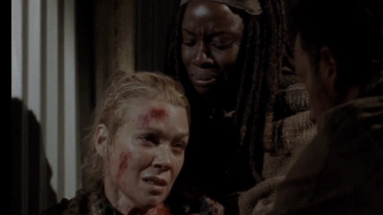 Andrea's final moments with Rick and Michonne