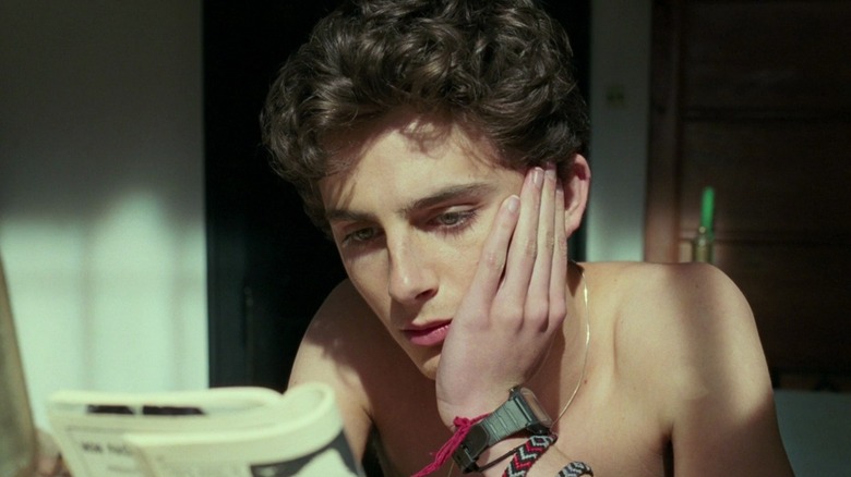 Timothee Chalamet in Call Me By Your Name