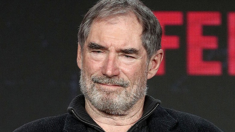 Timothy Dalton at press tour