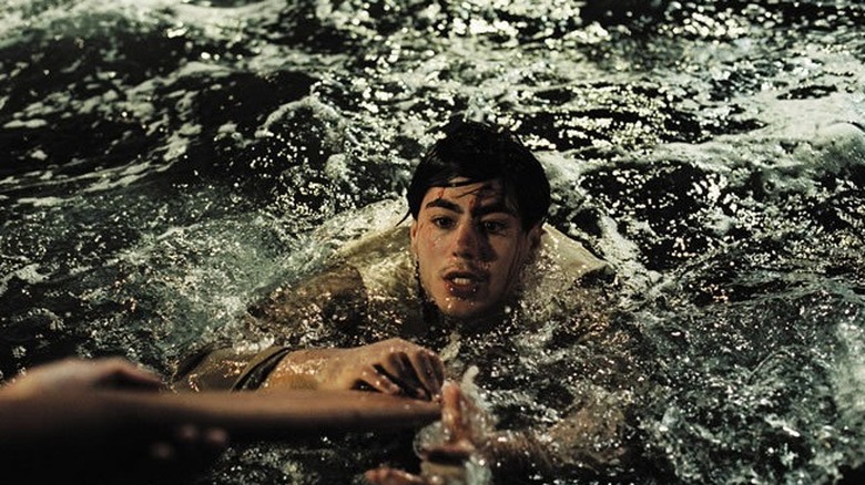 Fabrizio in the water