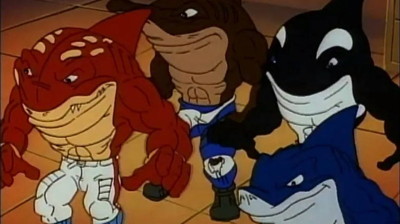 Street Sharks congregating